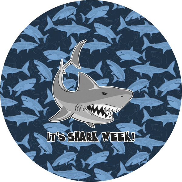 Custom Sharks Multipurpose Round Labels - 2" (Personalized)