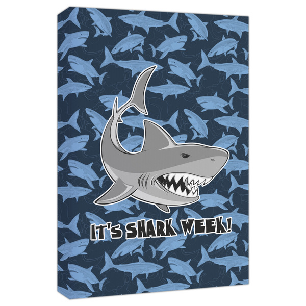 Custom Sharks Canvas Print - 20x30 (Personalized)