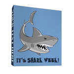 Sharks 3 Ring Binder - Full Wrap - 1" (Personalized)