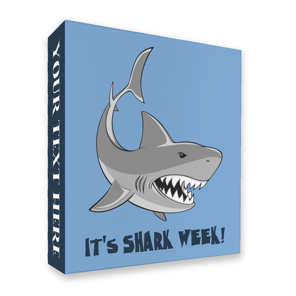 Custom Sharks 3 Ring Binder - Full Wrap - 2" (Personalized)