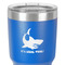 Sharks 30 oz Stainless Steel Ringneck Tumbler - Blue - Close Up