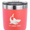 Sharks 30 oz Stainless Steel Ringneck Tumbler - Coral - CLOSE UP