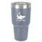 Sharks 30 oz Stainless Steel Ringneck Tumbler - Grey - Front