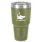 Sharks 30 oz Stainless Steel Ringneck Tumbler - Olive - Front