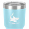 Sharks 30 oz Stainless Steel Ringneck Tumbler - Teal - Close Up