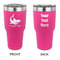 Sharks 30 oz Stainless Steel Ringneck Tumblers - Pink - Double Sided - APPROVAL