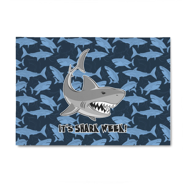 Custom Sharks 4' x 6' Patio Rug (Personalized)