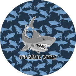 Sharks Multipurpose Round Labels - 5" (Personalized)