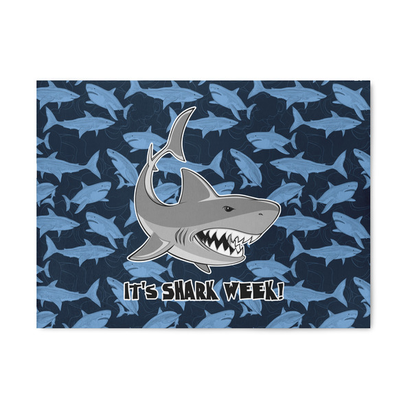 Custom Sharks 5' x 7' Patio Rug (Personalized)