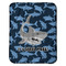 Sharks Baby Sherpa Blanket - Flat