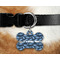 Sharks Bone Shaped Dog Tag on Collar & Dog