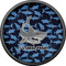 Sharks Cabinet Knob - Black - Front