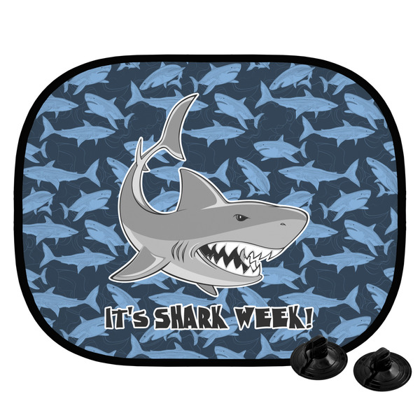 Custom Sharks Car Side Window Sun Shade w/ Name or Text