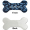 Sharks Ceramic Flat Ornament - Bone Front & Back Single Print (APPROVAL)