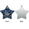 Sharks Ceramic Flat Ornament - Star Front & Back (APPROVAL)