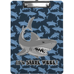 Sharks Clipboard (Letter Size) w/ Name or Text