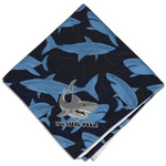 Sharks Cloth Dinner Napkin - Single w/ Name or Text