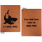 Sharks Cognac Leatherette Portfolios with Notepad - Large - Double Sided - Apvl