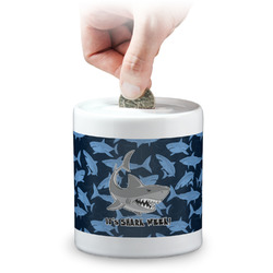 Sharks Coin Bank (Personalized)