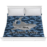 Sharks Comforter - King w/ Name or Text