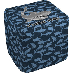 Sharks Cube Pouf Ottoman (Personalized)