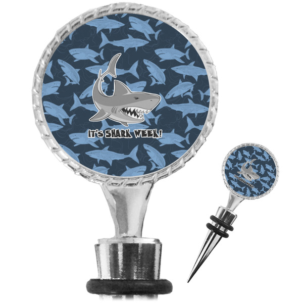 Custom Sharks Wine Bottle Stopper (Personalized)