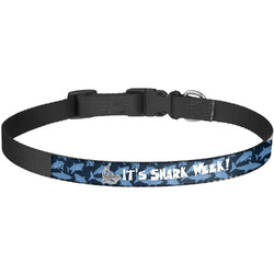 Sharks Dog Collar - Large (Personalized)