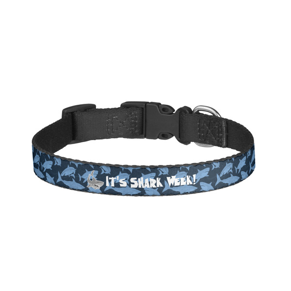 Custom Sharks Dog Collar - Small (Personalized)