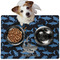 Sharks Dog Food Mat - Medium LIFESTYLE