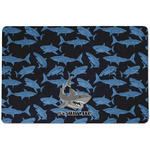 Sharks Dog Food Mat w/ Name or Text