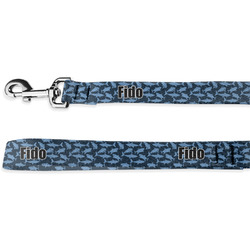 Sharks Deluxe Dog Leash - 4 ft (Personalized)
