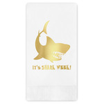 Sharks Guest Napkins - Foil Stamped (Personalized)