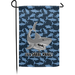 Sharks Small Garden Flag - Single Sided w/ Name or Text
