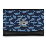 Sharks Genuine Leather Women's Wallet - Small (Personalized)