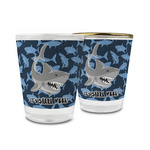 Sharks Glass Shot Glass - 1.5 oz (Personalized)