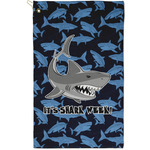 Sharks Golf Towel - Poly-Cotton Blend - Small w/ Name or Text