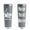 Sharks Grey RTIC Everyday Tumbler - 28 oz. - Front and Back