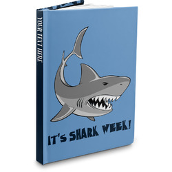 Sharks Hardbound Journal - 7.25" x 10" (Personalized)