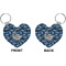 Sharks Heart Keychain (Front + Back)