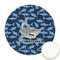 Sharks Icing Circle - Medium - Front