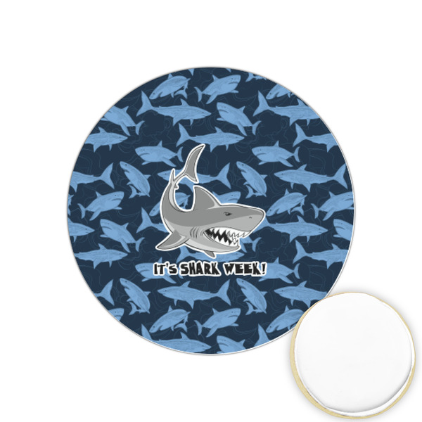 Custom Sharks Printed Cookie Topper - 1.25" (Personalized)