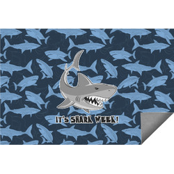 Sharks Indoor / Outdoor Rug - 4'x6' w/ Name or Text