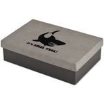 Sharks Large Gift Box w/ Engraved Leather Lid (Personalized)