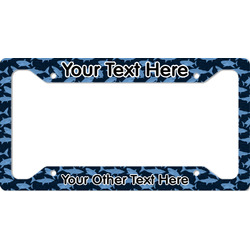 Sharks License Plate Frame - Style A (Personalized)