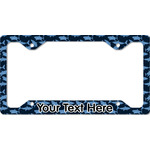 Sharks License Plate Frame - Style C (Personalized)