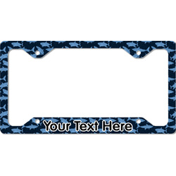 Sharks License Plate Frame - Style C (Personalized)