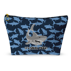 Sharks Makeup Bag - Large - 12.5"x7" w/ Name or Text