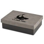 Sharks Medium Gift Box w/ Engraved Leather Lid (Personalized)