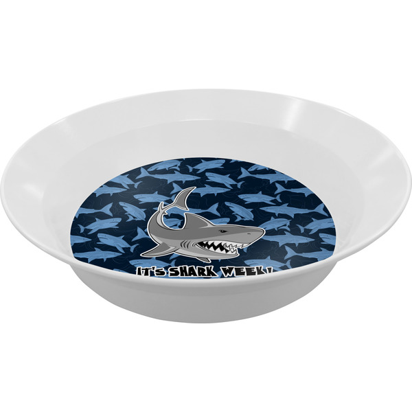 Custom Sharks Melamine Bowl - 12 oz (Personalized)