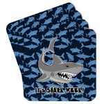 Sharks Paper Coasters w/ Name or Text